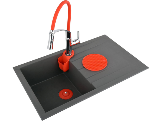 KITCHEN FAUCET 'FLEXIBLE 2' RED