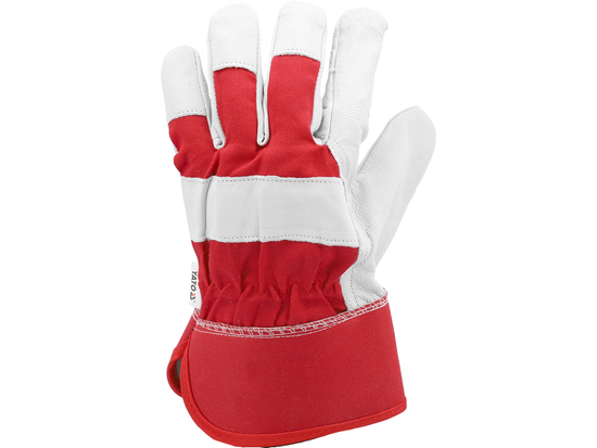 GUANTES DE CONSTRUCCIÓN TALLA DE PIEL GRANA DE CABRA. 10
