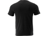 T-SHIRT SÉRIE TALL NOIR AVEC TAILLE ÉLASTHANNE. S