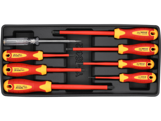 INSULATED SCREWDRIVERS, 8PCS SET