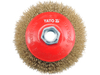 BROSSE DISQUE FI 100MM AVEC FILETAGE M14, FIL LAITON
