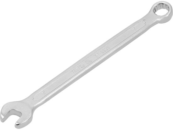 COMBINATION SPANNER, POLISHED HEAD 7 MM