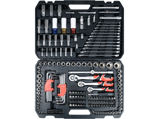 JEU D'OUTILS 1/4'', 3/8'', 1/2'' ENSEMBLE 198 PIÈCES