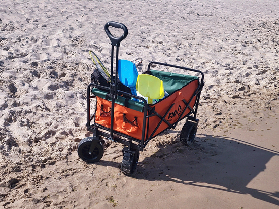 CARRELLO DA GIARDINO PIEGHEVOLE DA VIAGGIO