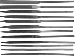 LIMES POUR AIGUILLES MÉTALLIQUES, 12 PCS.