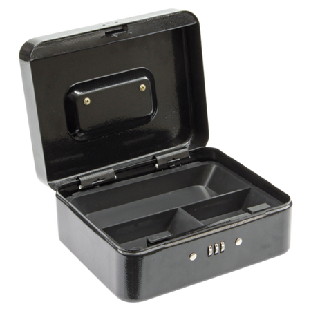 PINIGŲ KASETĖ 200X160X90 JUODAS KOMBINUOTAS UŽRAKTAS