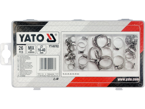 26 PCS HOSE CLAMPS ASSORTMENT