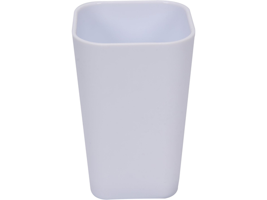 CANECA COSMÉTICA BRANCA CUBOIDE