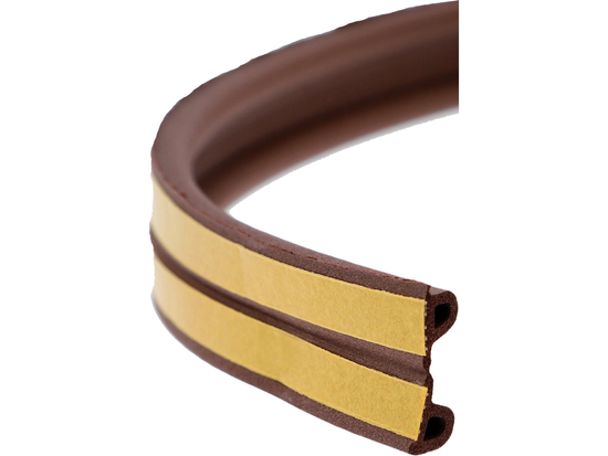 JOINT POUR FENÊTRES ET PORTES, EPDM, TYPE P, MARRON, 100M