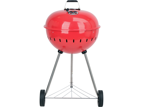 PARRILLA DE CARBÓN REDONDA 54CM ROJA