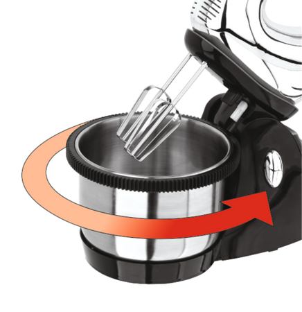 MISTURADOR MANUAL 200-250W COM TAÇA EM AÇO INOX