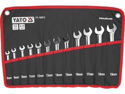 FLEXIBLE RATCHET COMBINATION WRENCH SET 12PCS