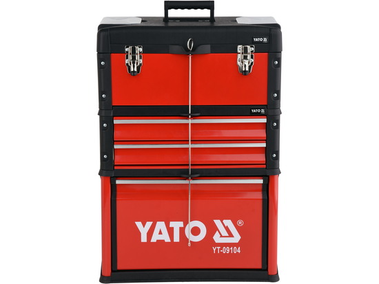 TOOL TROLLEY WITH 3 PARTS WITH TOOLS