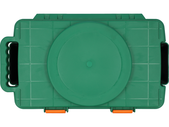 GARDEN CART WITH 360° SEAT AND STORAGE