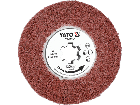 KEFA NA SATÉNÚCI STROJ (NETKANÁ) P120 120X100X19