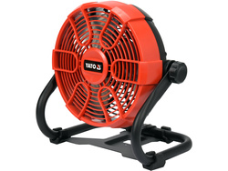 VENTILADOR HÍBRIDO 18V/240V ALIMENTADO POR BATERÍA YATO 18V O POR ENCHUFE