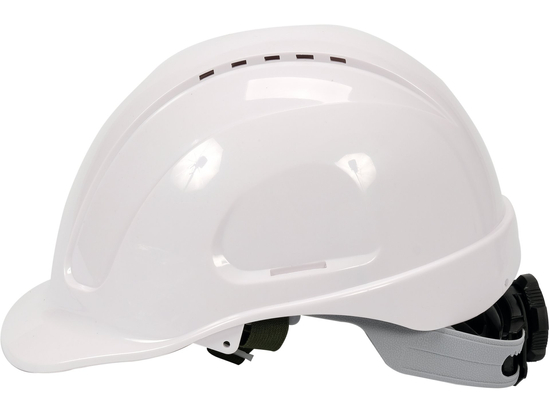 CAPACETE DE PROTEÇÃO BRANCO ALTO CONFORTO AJUSTE RÁPIDO ABS