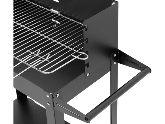 SZÉN GRILL POLCVAL, RÁCS 48 X 26,5CM