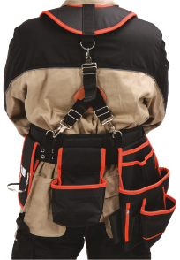 CEINTURE À OUTILS AVEC DEUX ÉTUI