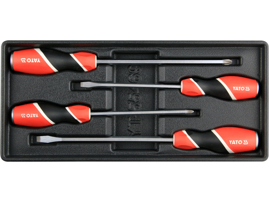 INSERTO PER CASSETTO, CACCIAVITI DA 4 PEZZI.