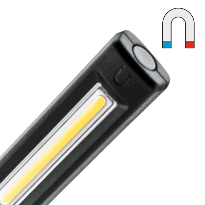 COB DARBNĪCAS LAMPA 500LM ELASTĪGA ROTA, GAISMAS REGULĒŠANA, IP54, IK07, PA6+TPR