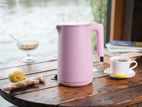 HERVIDOR ELÉCTRICO 1,5L ROSA, TACTO FRESCO