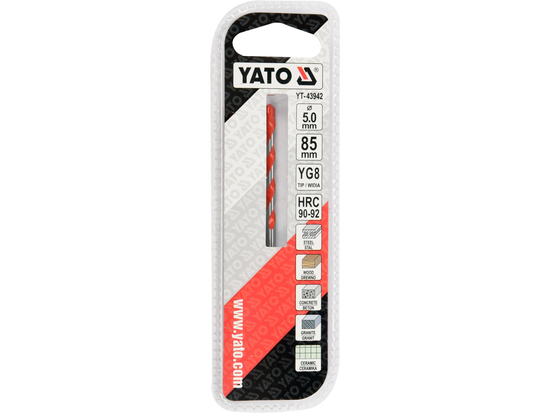 ΔΡΑΠΑΝΙ UNIVERSAL 5MM X 85MM ΓΙΑ ΔΙΑΤΡΥΠΗΜΑ ΣΕ ΣΚΥΡΟΔΟΜΑ, ΞΥΛΟ ΚΑΙ ΜΕΤΑΛΛΟ