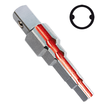 CHAVE DE HASTE 1/2'' TAMANHO DA HASTE 9,6 / 11,6 / 12,6 / 16,4 / 21MM