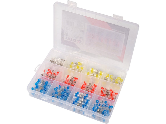 CONJUNTO DE 220 PEÇAS DE SAPATOS IMPERMEÁVEIS TRANSPARENTES COM ESTANHO 0,25-6MM2