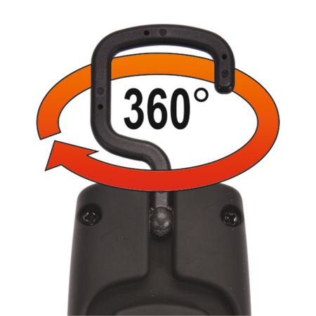 DÍLENSKÁ LAMPA 6W COB, 600LM + 250LM, LI-ION 3,7V 2600MAH, IK07, IP54, CRI80