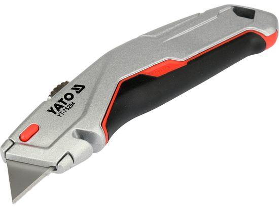 CUCHILLO CON HOJA TRAPEZOIDAL RETRÁCTIL