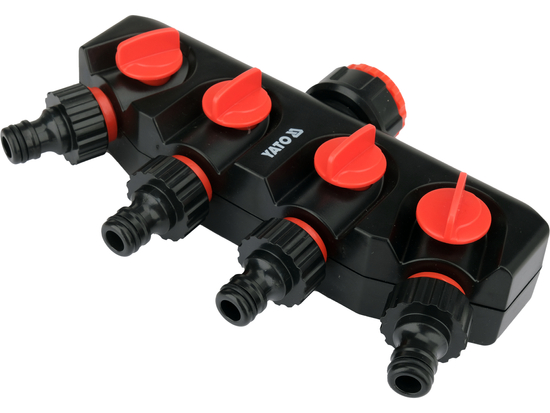 KRĀNU SAVIENOTĀJS AR 4 IZEJĀM 3/4"-1"