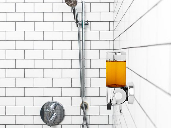 DISPENSER SAPONE LIQUIDO DA PARETE 1X500 ML CROMO