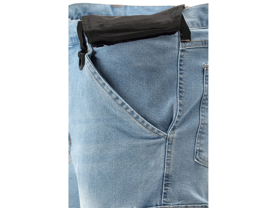 PANTALÓN DE TRABAJO AJUSTADO JEANS STRETCH TALLA AZUL CLARO. SG