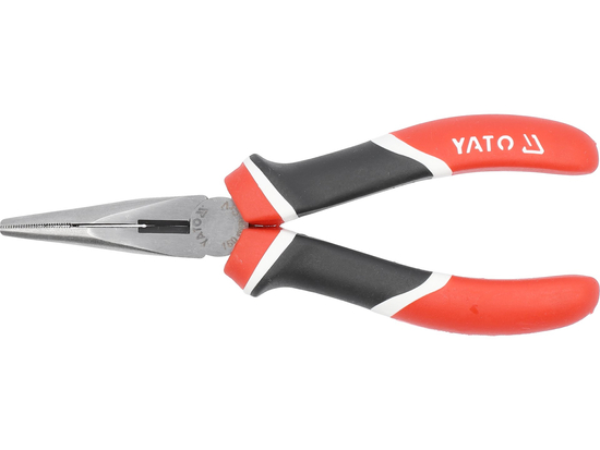 HOSSZÚKÁS EGYENES FOGÓ, CRV, 160 MM, HÁROM SZÍNŰ NYEL