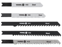 LAME DE SCIE SAUTEUSE, MANCHE B&D, UNIVERSELLE, 5 PCS.