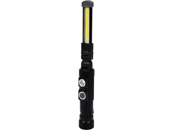 DÍLENSKÁ LAMPA COB LED 3W 300LM, LI-ION 3,7V 600MAH, HLINÍK