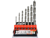 SPUR WOOD DRILL SET 3-10MM 7PCS HEX