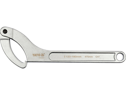 CHAVE DE GANCHO COM NARIZ, ARTICULADA 120-180 MM