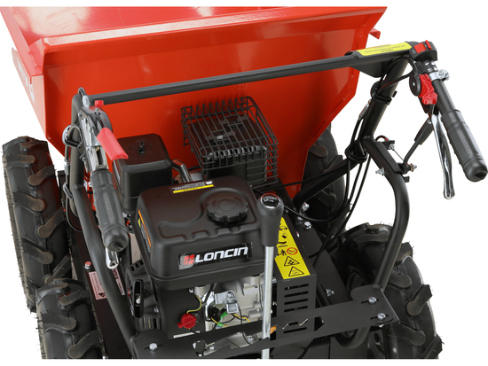 BENNE BASCULANTE DIESEL DE 300 KG, CAPACITÉ DE 196 CM3