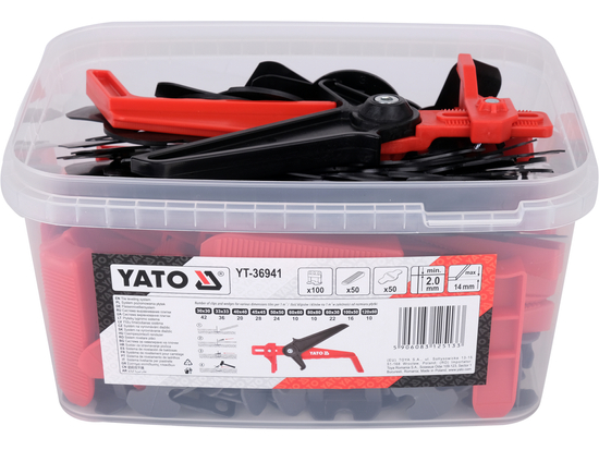 TILE LEVELING SYSTEM Y2MM 100PC+50PC+50PC+PLIERS