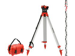 32X IP66 LEVEL KIT, STAFF + TRIPOD