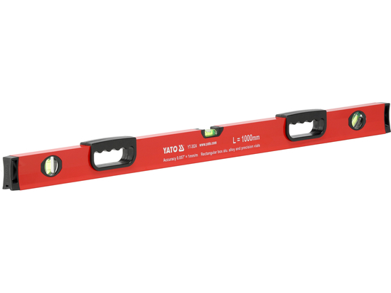 ALUMINIUM LEVEL, 2 HOLDERS 1000 MM