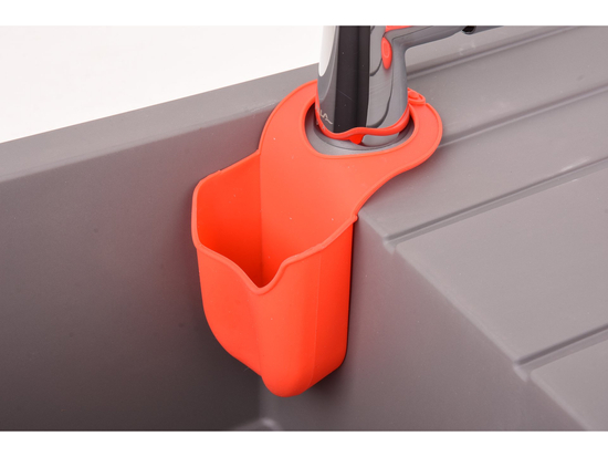 ORGANIZZATORE IN SILICONE PER SPUGNA, ROSSO