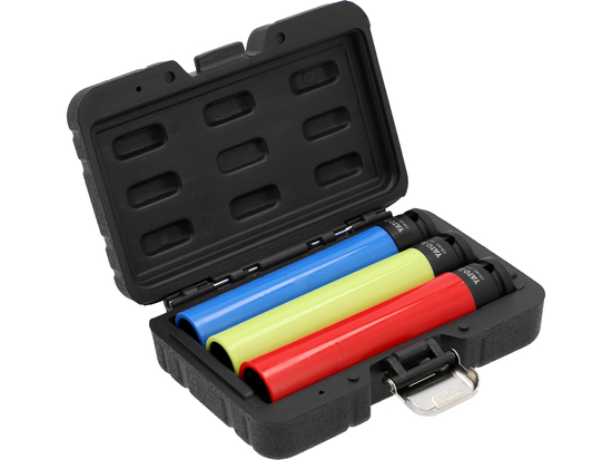 JUEGO DE VASOS LARGOS PARA RUEDAS DE ALUMINIO.