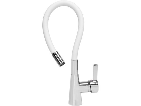 НАСТІННИЙ ЗМІШУВАЧ ДЛЯ РАКОВИНИ З'FLEXIBLE' WHITE