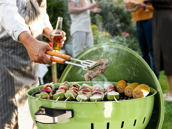 APVALIOSIOS ANGLIŲ GRILĖS 54CM ŽALIOS