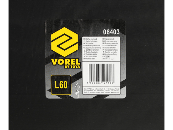 ÉPÍTÉSI KONTÉNER, NÉGYZETES L60