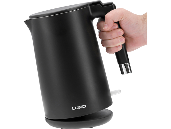 BOLLITORE ELETTRICO 1,5 L NERO, COOL TOUCH