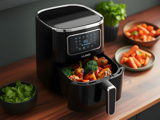 AIR FRYER 1450W 5L BLACK